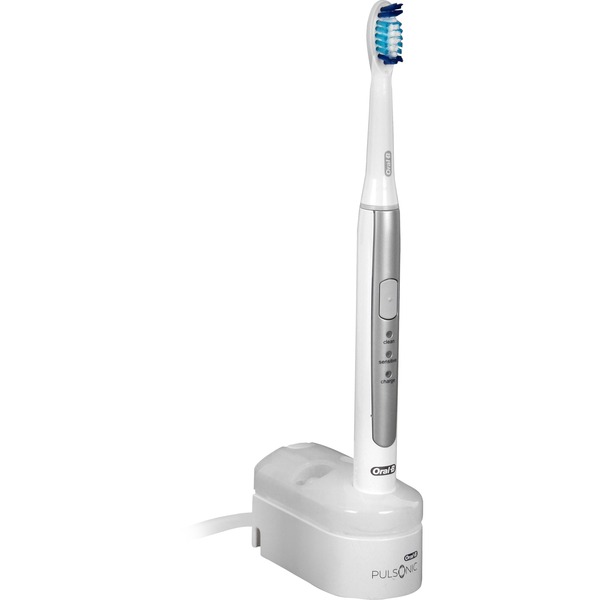 Oral-B Oral-B Pulsonic Slim 1200, Set silber, inkl. Aufsteckbürsten ...