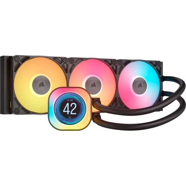 Corsair iCUE LINK TITAN 360 RX LCD RGB, Wasserkühlung schwarz