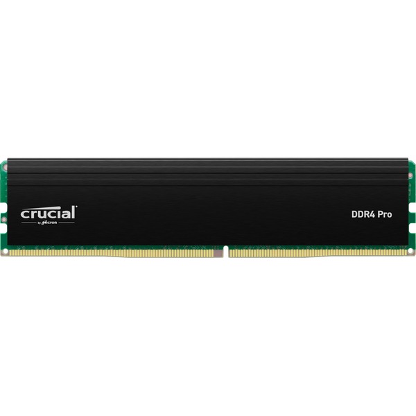 schwarz, Crucial DDR4-3200 INTEL (2x Arbeitsspeicher Dual-Kit, GB 32 GB) 16 PRO, DIMM CP2K16G4DFRA32A, XMP