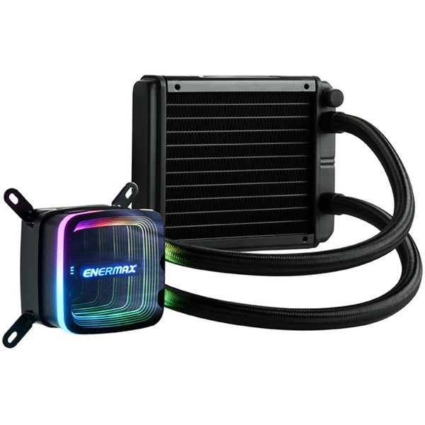 Csl Maelstrom 120 Wasserkühlung Vorbefüllt Wartungsfrei Mit 120mm Radiator Enermax Aquafusion ADV 120mm, Wasserkühlung schwarz