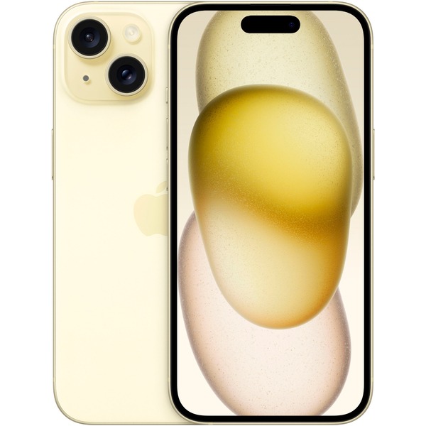 Apple iPhone 15 128GB Handy (Gelb iOS)