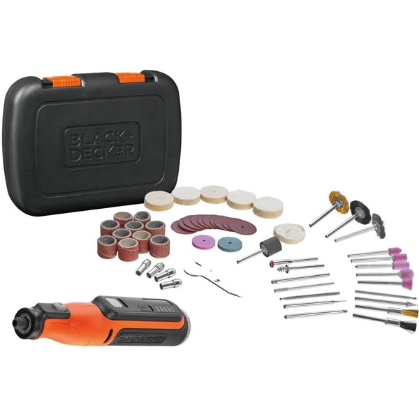 BLACK+DECKER Multifunktions-Werkzeug BCRT8IK-XJ 7 2Volt (orange/schwarz 52-teiliges Zubehör im Koffer) BLACK+DECKER Multifunktions-Werkzeug BCRT8IK-XJ 7 2Volt (orange/schwarz 52-teiliges Zubehör im Koffer)