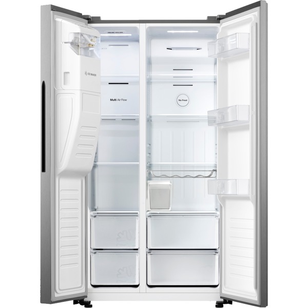 Hisense RS650N4AC2, SidebySide edelstahl