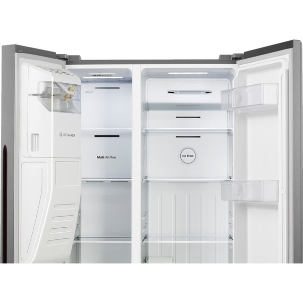 Hisense RS650N4AC2, SidebySide edelstahl