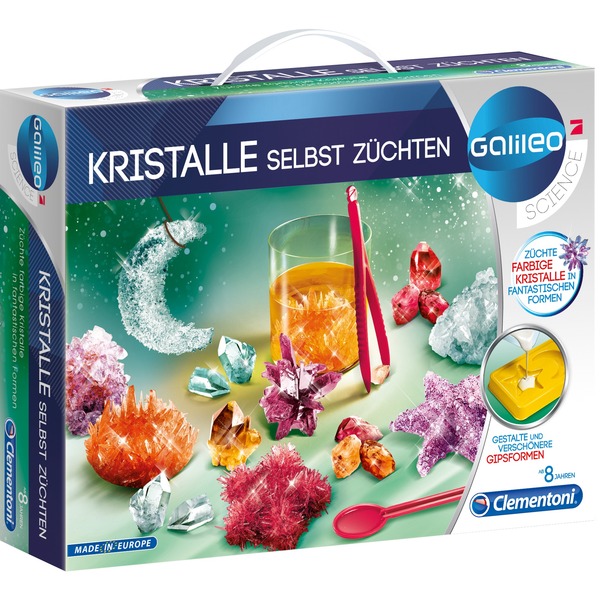 Clementoni Kristalle selbst züchten Experimentierkasten