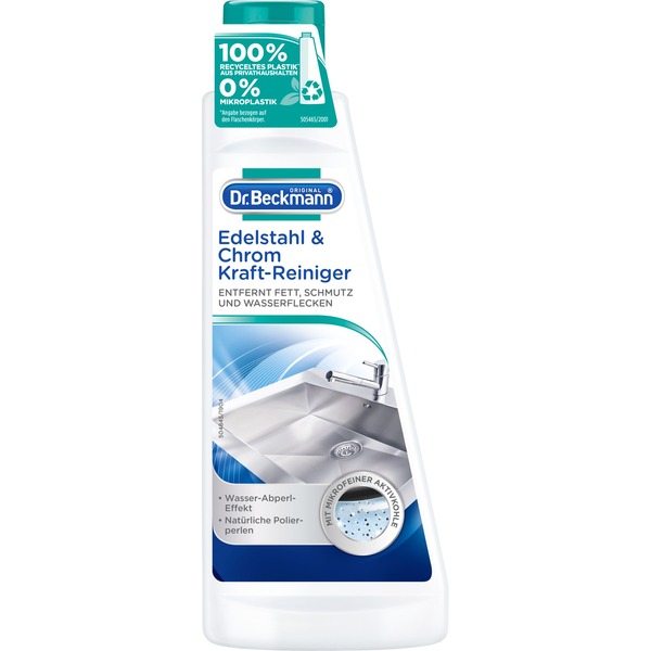 Dr.Beckmann Edelstahl & Chrom Kraft-Reiniger 250ml Politur