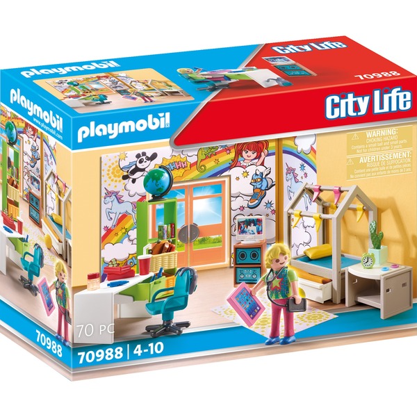 PLAYMOBIL 70988 City Life Jugendzimmer Konstruktionsspielzeug