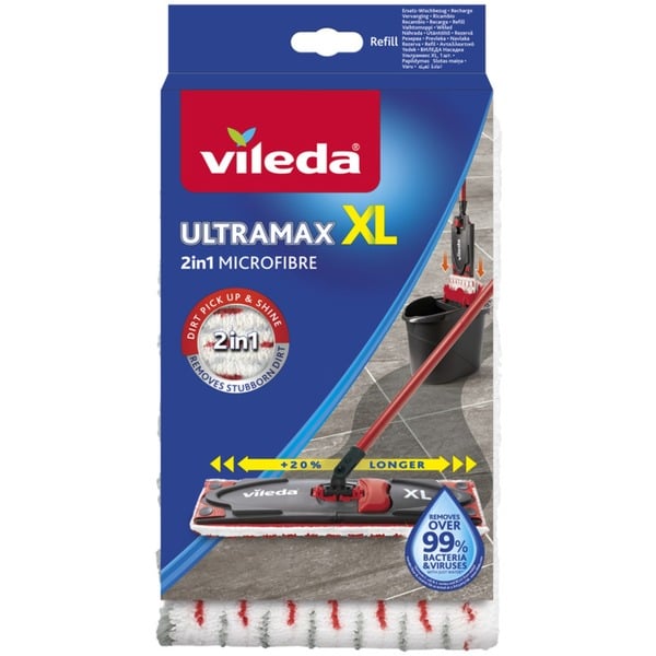 Vileda Ultramax XL 2in1 Ersatz-Wischbezug (für Ultramax XL Flachwischer) Vileda Ultramax XL 2in1 Ersatz-Wischbezug (für Ultramax XL Flachwischer)