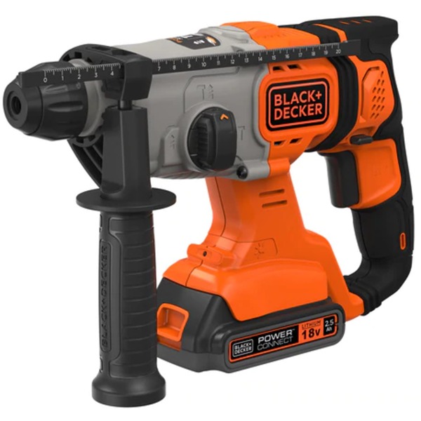 BLACK+DECKER Akku-Kombihammer BCD900E2K 18Volt Bohrhammer (orange/schwarz 2x 2 5Ah Li-Ionen-Akku) BLACK+DECKER Akku-Kombihammer BCD900E2K 18Volt Bohrhammer (orange/schwarz 2x 2 5Ah Li-Ionen-Akku)
