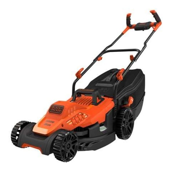BLACK+DECKER Rasenmäher BEMW471BHQS, 38cm orange/schwarz, 1.600 Watt