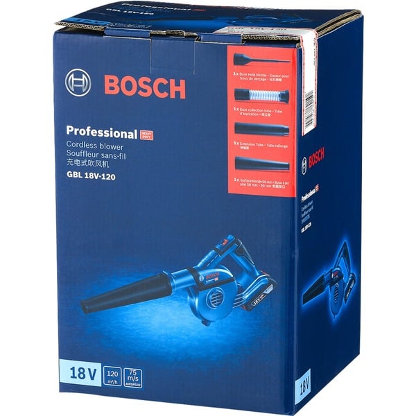 Bosch Professional AkkuGebläse GBL 18V120 solo Professional, 18Volt