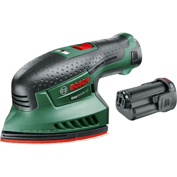 Bosch Akku-Multischleifer EasySander 12 12Volt (grün/schwarz 2x Li-Ion Akku 2 0Ah)