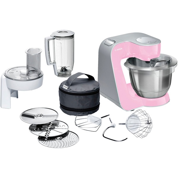 Bosch MUM58K20 Küchenmaschine (rosa/silber)