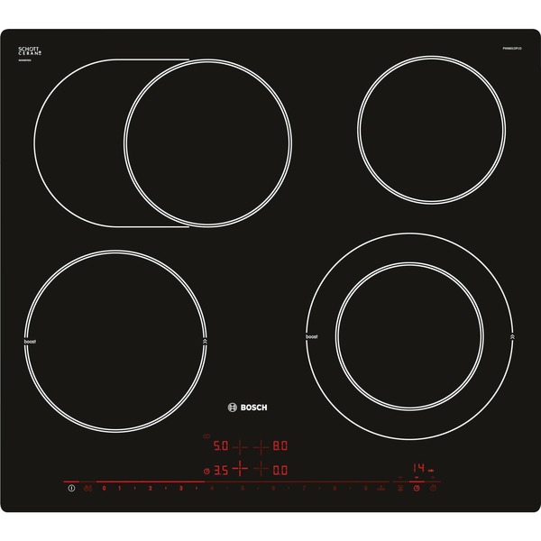 Bosch PKN601DP1D Serie | 8 Autarkes Kochfeld (schwarz)