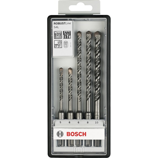 FÖRCH SDS-plus Betonbohrer Set 7-teilig – Größen 6/8/10/12 Mm, Längen 110 & 160 Mm
