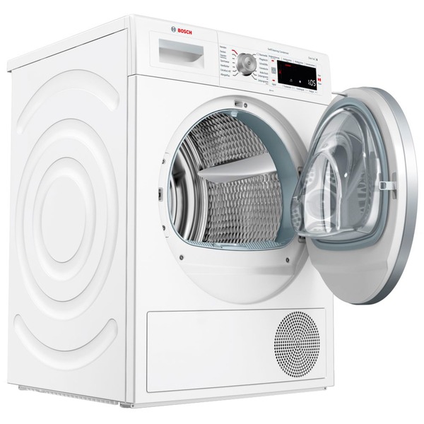 Bosch Home WTW875W0 Serie 8, WärmepumpenKondensationstrockner weiß, Silence