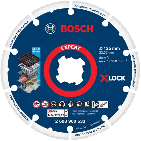Bosch Professional XLOCK Diamanttrennscheibe EXPERT Diamond Metal