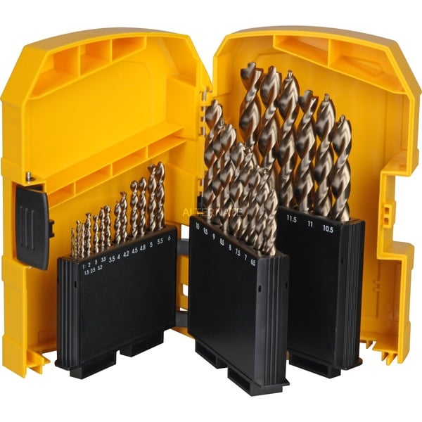 DEWALT HSS-CO Metallbohrer-Satz DT4957, 29-teilig gold