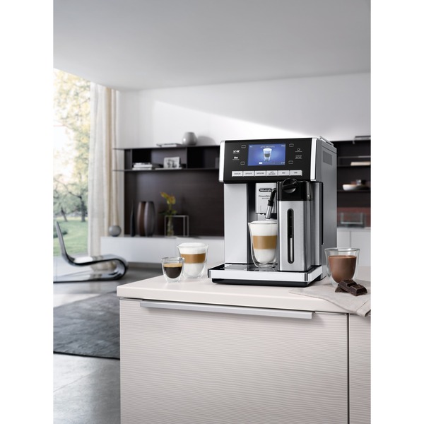 Delonghi Kaffeevollautomat Primadonna Exclusive Esam 6900 M DeLonghi ESAM 6900.M Primadonna Exclusive, Vollautomat edelstahl