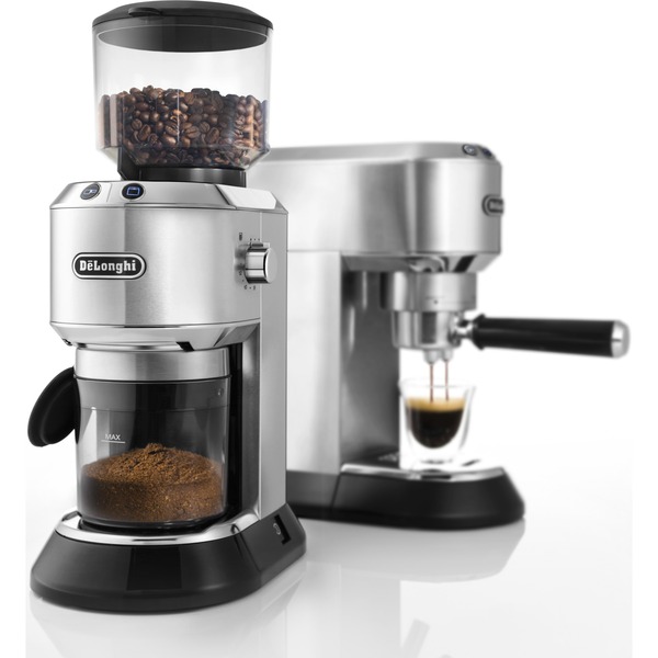 DeLonghi KG 521.M, Kaffeemühle silber/schwarz