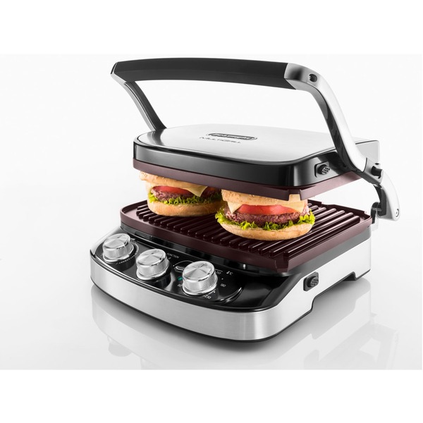 DeLonghi Kontaktgrill CGH 912C silber/schwarz, 1.500 Watt