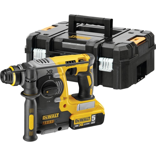 DeWALT Akku-Kombihammer DCH273P2T Bohrhammer (gelb 2x Li-Ionen Akku 5 0Ah im Koffer) DeWALT Akku-Kombihammer DCH273P2T Bohrhammer (gelb 2x Li-Ionen Akku 5 0Ah im Koffer)