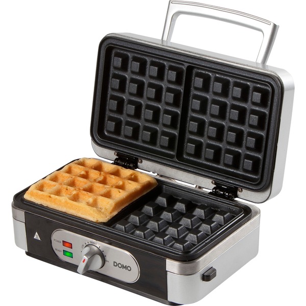 Domo Sandwichtoaster 3in1 DO9136C, Sandwichmaker edelstahl/schwarz