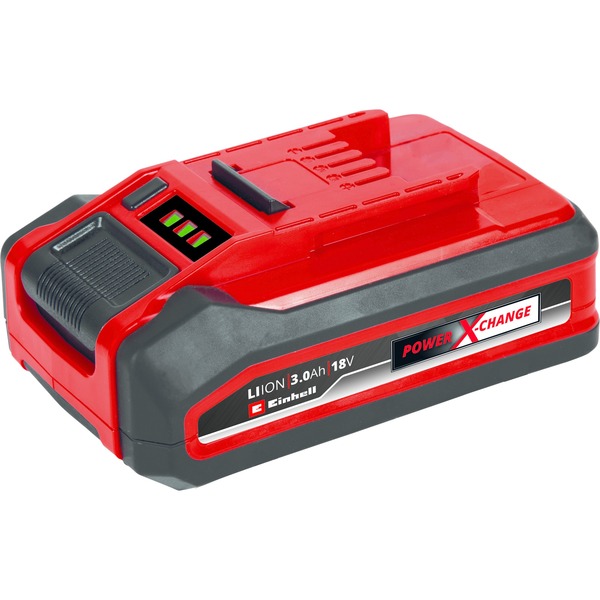 Einhell Akku Power-X-Change Plus 18V 3 0Ah (rot/schwarz)