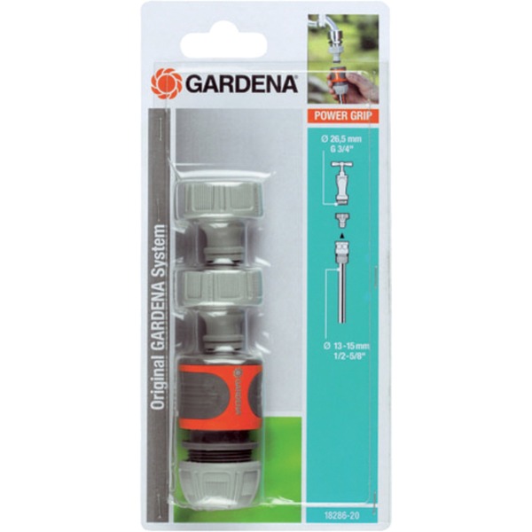 Gardena Anschluss-Satz Wasserhahnanschluss-Set für 13 mm 1/2 Zoll und 15... 