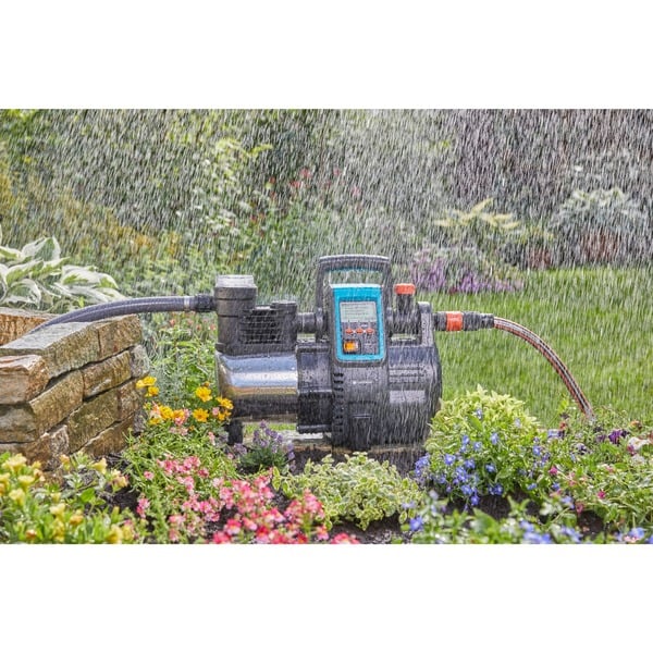 GARDENA Haus & Gartenautomat 6000/6 LCD inox, Pumpe schwarz/edelstahl