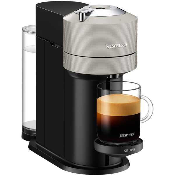 Krups Nespresso Vertuo Next XN910B, Kapselmaschine hellgrau/schwarz