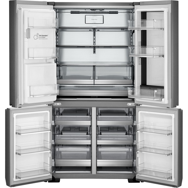 LG SIGNATURE LSR100, French Door InstaView Door-in-Door, Auto Open Door ...