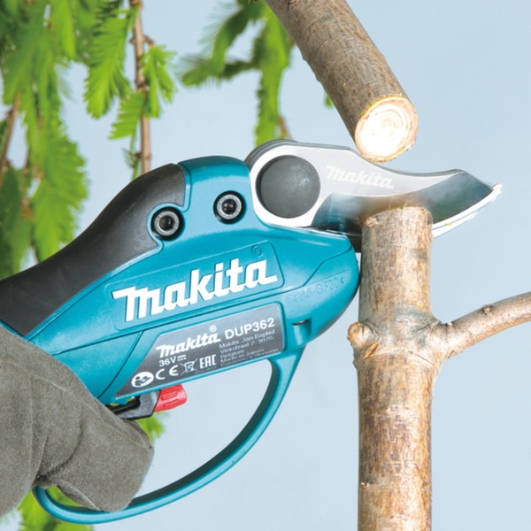 Makita AkkuRebschere DUP362Z, 36Volt (2x18V), Astschere blau/schwarz