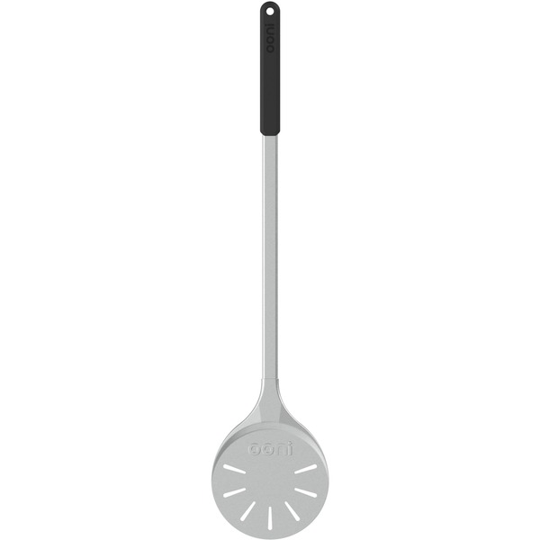 Ooni Pizza Wendeschaufel Grillbesteck (silber/schwarz langer Stiel) Ooni Pizza Wendeschaufel Grillbesteck (silber/schwarz langer Stiel)
