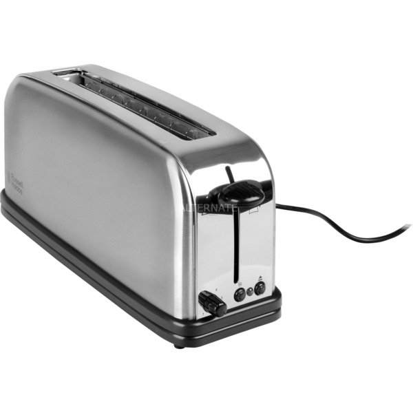 Russell Hobbs LangschlitzToaster 2139656 edelstahl gebürstet/schwarz