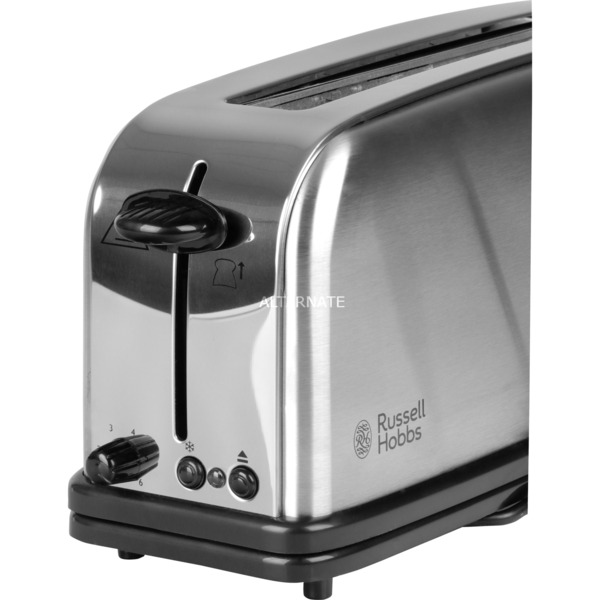 Russell Hobbs LangschlitzToaster 2139656 edelstahl gebürstet/schwarz