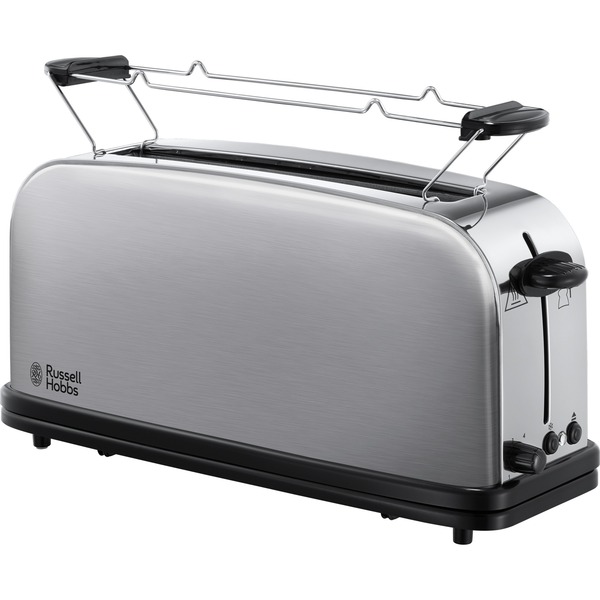 Russell Hobbs LangschlitzToaster 2139656 edelstahl gebürstet/schwarz