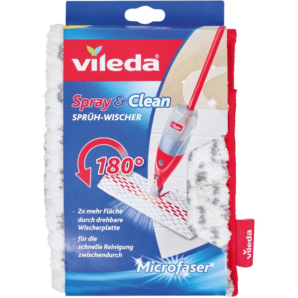 Vileda Ersatzbezug für Spray & Clean Sprühwischer Wischbezug (weiß/rot) Vileda Ersatzbezug für Spray & Clean Sprühwischer Wischbezug (weiß/rot)