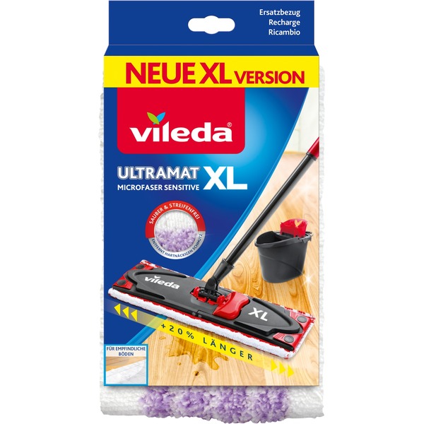 Vileda Ultramat XL Sensitive Ersatz-Wischbezug (für Ultramat XL Flachwischer)