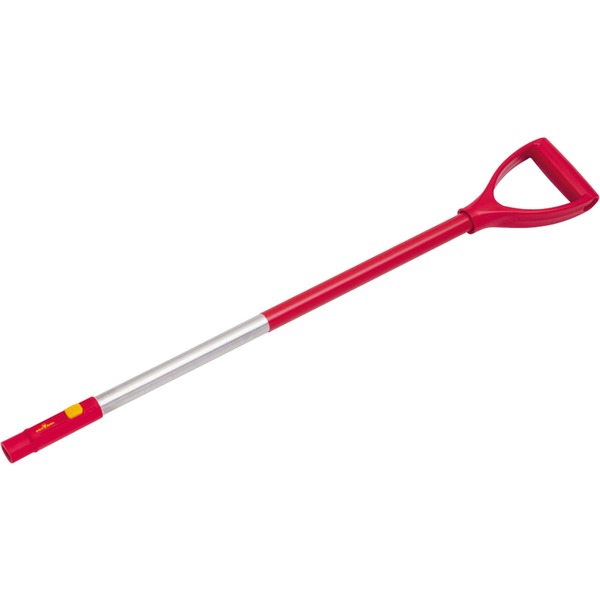 WOLFGarten AluminiumStiel DGriff multistar ZMAD rot/silber, 85cm