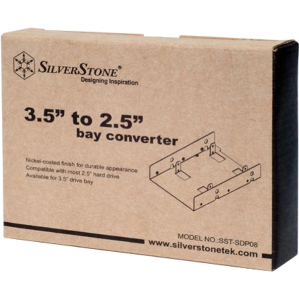 Adattatore Per Alloggiamento Silverstone SDP08 Da 3,5" A 2,5 - Foto 2