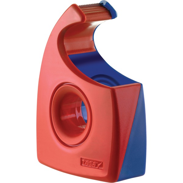 6x tesa EasyCut Handabroller für Klebefilm 19mm x 33m rot blau Klebebandspender 