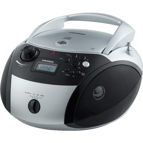 Grundig GRB 3000, CDPlayer silber/schwarz, FM Radio, CDR/RW, Bluetooth