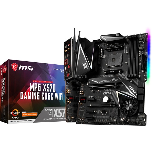 Msi Mpg X570 Gaming Edge Wifi Mainboard Schwarz