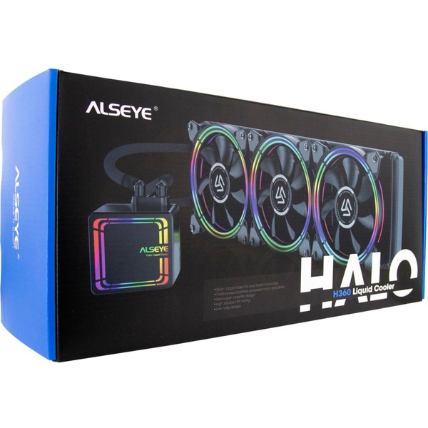 ALSEYE H360 360mm AiO, Wasserkühlung schwarz