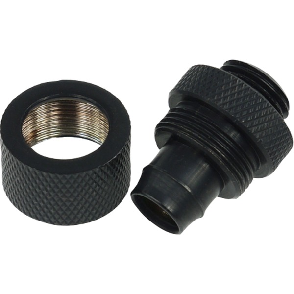 Alphacool HF 13/10 Raccords 1/4 Chromé Pack De 6 - Connecteurs Highflow Refroidissement Eau PC