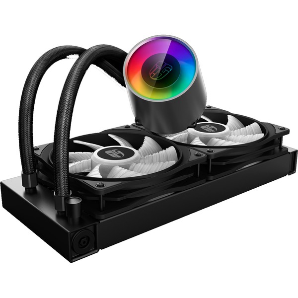 DeepCool Castle 240 RGB V2 240mm, Wasserkühlung schwarz