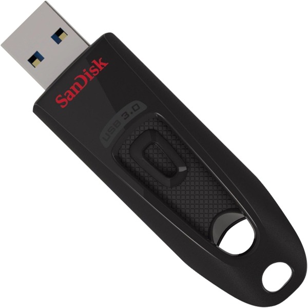 SanDisk Ultra 16 GB, USB-Stick schwarz/rot, USB-A 3.2