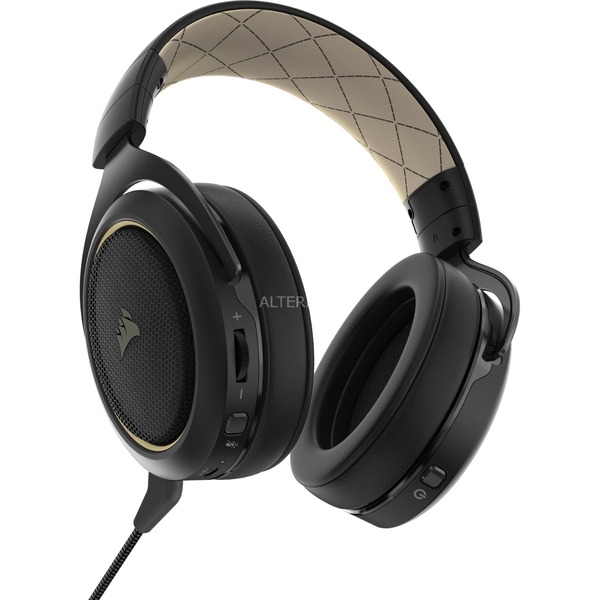 Corsair HS70 Pro Wireless, GamingHeadset schwarz/creme