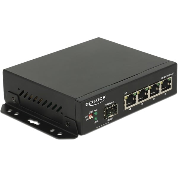 DeLOCK Switch Gigabit 4 Port + 1 SFP Outlet